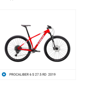 2019 Trek Procaliber 6 S Red