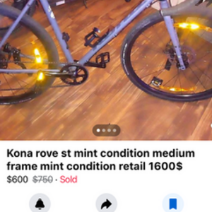 2018 Kona B665 Silver, gray or bare metal