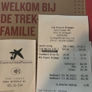 2022 Trek Marlin Gen 2 Silver, gray or bare metal and Red