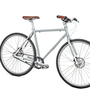 2022 Priority Bicycles Brilliant L Train Silver, gray or bare metal