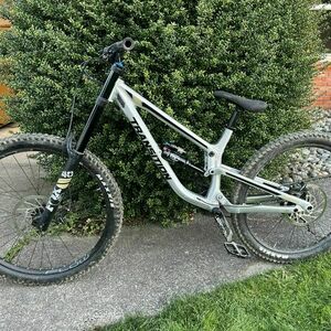 2023 Transition Bikes TR11 Silver, gray or bare metal