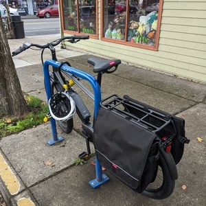 2023 Benno eScout Silver, gray or bare metal and Black