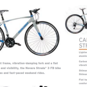 2015 Novara carbon strada 3fb Silver, gray or bare metal and Blue