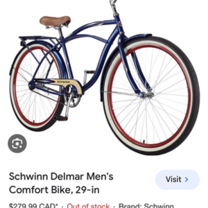 Schwinn Delmar mens comfort Blue
