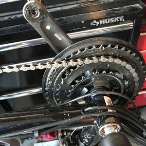 2014 Xtracycle Edgerunner cargo bike (rear storage) Black