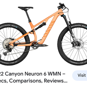 2022 Canyon bicycles Neuron 6 WMN Orange