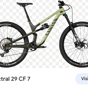 2022 Canyon bicycles Spectral CF7 Green