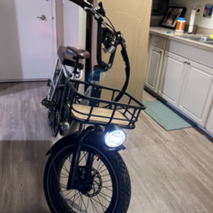 2022 Rad Power Bikes RadRunner Plus Silver, gray or bare metal, Black, and Brown