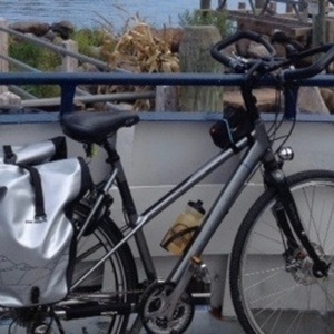 2015 Koga-Miyata 53" touring bike Silver, gray or bare metal