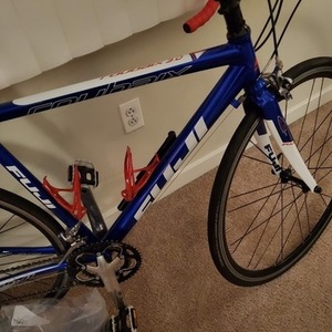 Fuji Roubaix 3.0 Blue, White, and Red