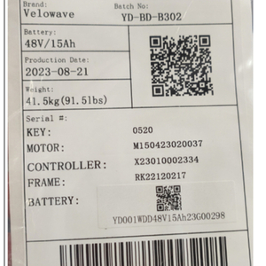 2023 Velowave RK22120217 Black