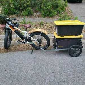 Rad Power Bikes Rhino White and Orange