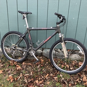 1996 Trek 9800 OCLV Silver, gray or bare metal