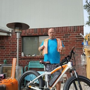 Rad Power Bikes Rhino White and Orange