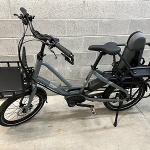 2022 Tern Quick Haul Silver, gray or bare metal and Blue