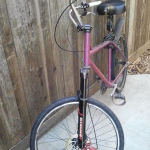 1989 customized Specialized Rockhopper comp Red and Silver or Gray