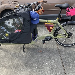 2023 Larry Vs Harry Bullett cargo bike (front storage) Green