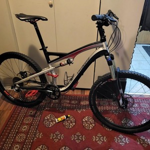 Specialized Rockhopper A1 Comp FSRxc Silver, gray or bare metal and Black