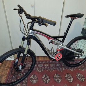 Specialized Rockhopper A1 Comp FSRxc Silver, gray or bare metal and Black