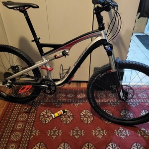 Specialized Rockhopper A1 Comp FSRxc Silver, gray or bare metal and Black