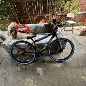 2023 SE Bikes Big Ripper (Suicidal Ripper) Black, Blue, and White