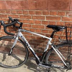2013 Giant Defy Silver, gray or bare metal