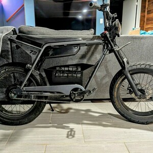 2022 Super73 ZX Silver, gray or bare metal