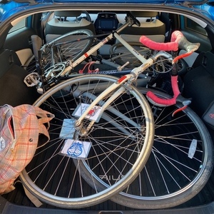 2020 Raleigh Cadent 1 Step Thru Grey Small Silver, gray or bare metal