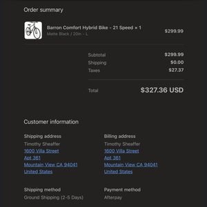 2024 Retrospec Barron Black