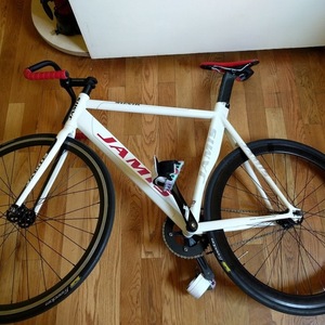 2008 Jamis Sonik White, Red, and Black