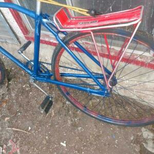 1944 Raleigh Camel back mens bike Blue and Red