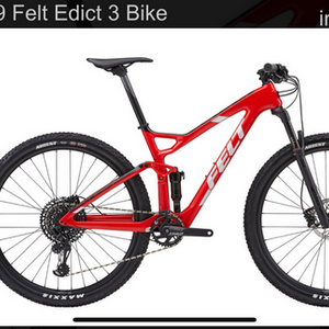 2019 Felt Edict 3 Red