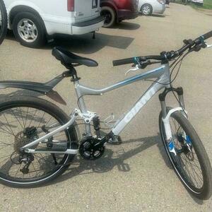 2012 Giant Trance X4 Silver, gray or bare metal