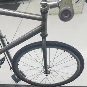 2017 Eric Barr Ground up @groundupspeedshop Fixed gear singlespeed Silver or Gray