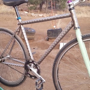 2017 Eric Barr Ground up @groundupspeedshop Fixed gear singlespeed Silver or Gray