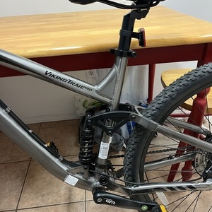 Hyper Durable aluminum dual suspension frame Silver, gray or bare metal