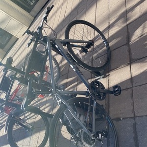 2023 Raleigh Aura Fitness Bike, 700C, Grey Silver, gray or bare metal