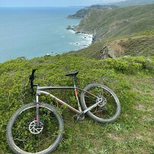 2014 Specialized Silver, gray or bare metal, Red, and White