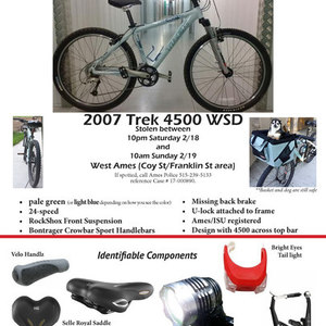 2007 Trek 4500 WSD Green