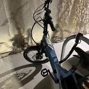 2023 Aventón Abound cargo bike (rear storage) Blue