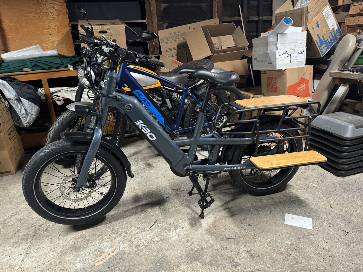 2024 KBO Ranger cargo bike (rear storage)