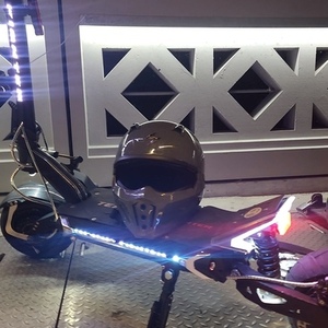 2023 Teverun Fighter eleven + e-scooter Black and Stickers tape or other cover-up