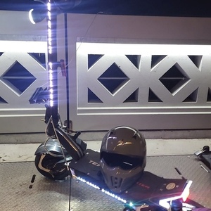 2023 Teverun Fighter eleven + e-scooter Black and Stickers tape or other cover-up