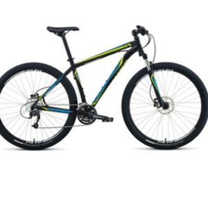 2014 Specialized Hardrock Sport Disc 29 Black, Blue, and Green