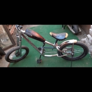 2004 Huffy West Coast Chopper Beach Cruiser Silver, gray or bare metal and Black