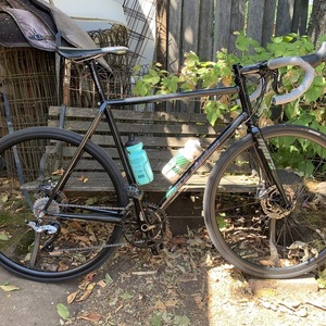 Mars Cycles Slant 6 Lugged Disc Frame/Columbus Ma... Black and Yellow or Gold