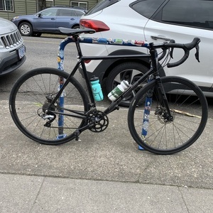 Mars Cycles Slant 6 Lugged Disc Frame/Columbus Ma... Black and Yellow or Gold