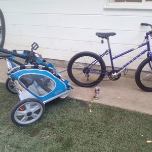 Miyata Country Runner Purple, White, and Black