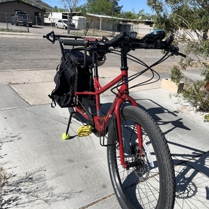 2024 Surly Big Easy cargo bike (rear storage) Red