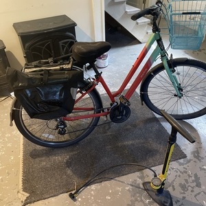 2017 Marin Bikes Stinson Step-Thru Red and Teal